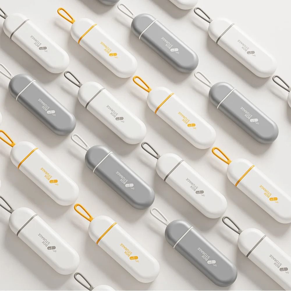 Portable 3 Slot Pill Storage Case For Travel And Daily Use 5