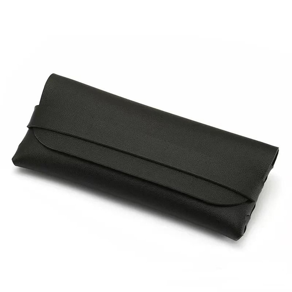 Soft Leather Glasses Case Protective Minimalist Eyewear Pouch 5