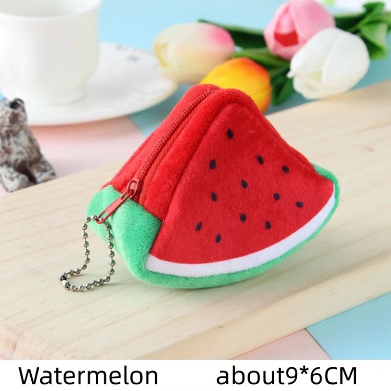 Fruit Plush Coin Purse Cute 3D Mini Wallet For Kids And Adults 3