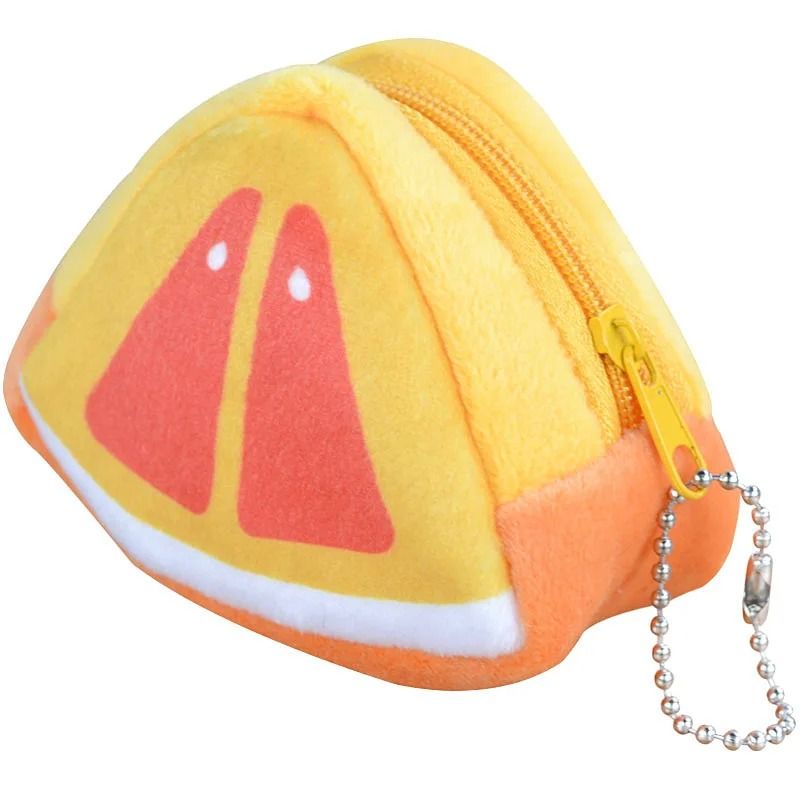 Fruit Plush Coin Purse Cute 3D Mini Wallet For Kids And Adults 5