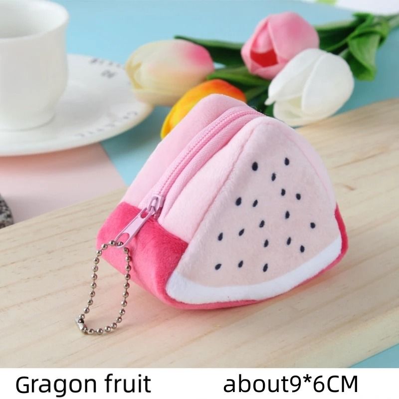 Fruit Plush Coin Purse Cute 3D Mini Wallet For Kids And Adults 6