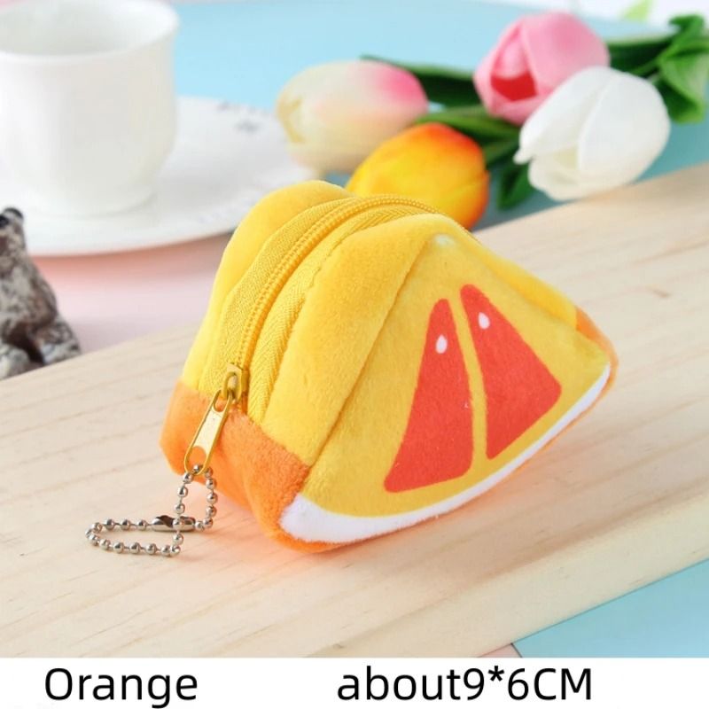 Fruit Plush Coin Purse Cute 3D Mini Wallet For Kids And Adults 7