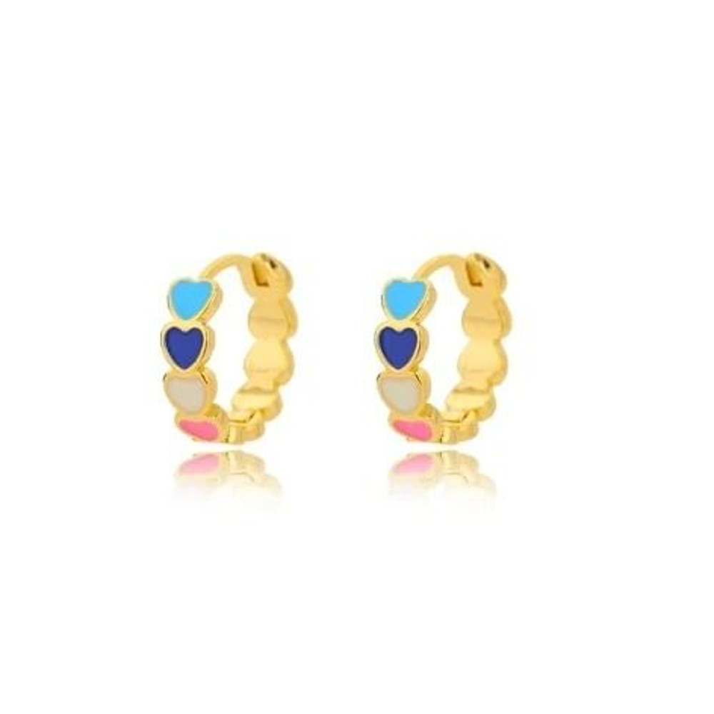 Stainless Steel Star Hoop Earrings 18