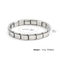 Square Stainless Steel Stretch Bracelet 6