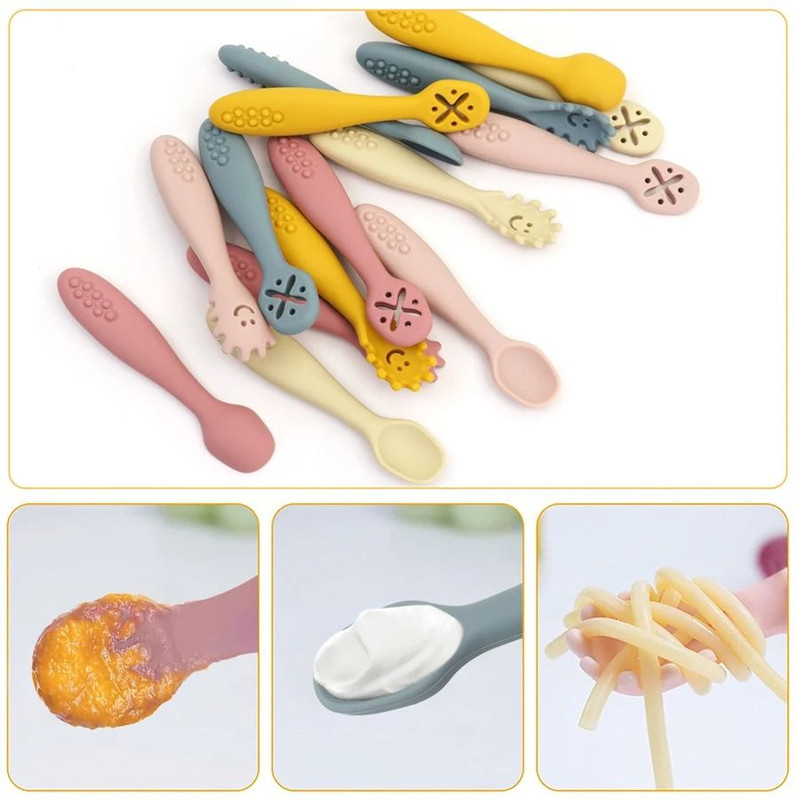 Baby Learning Spoon Set 4