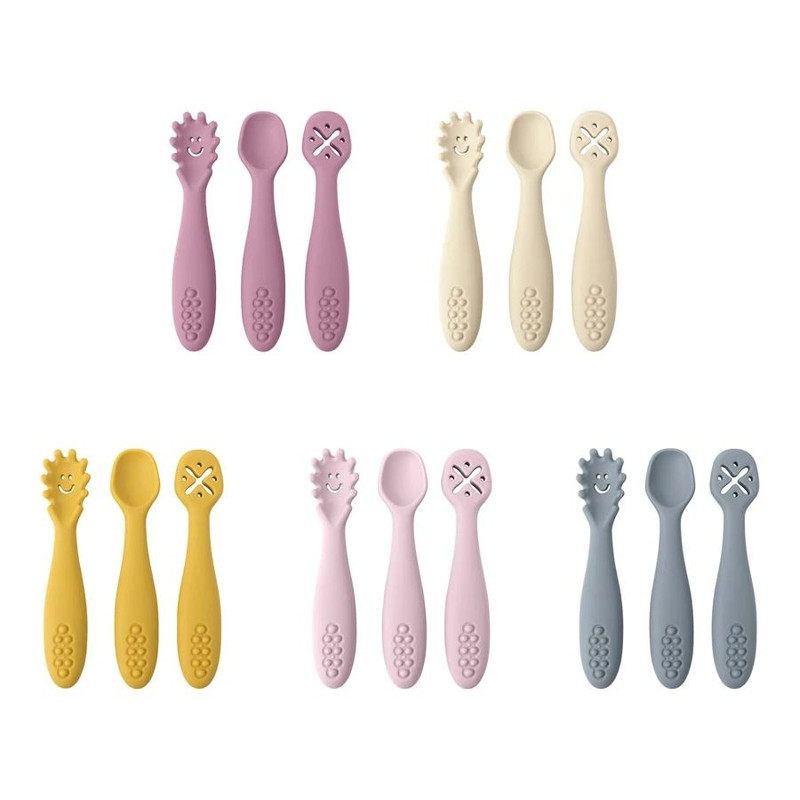 Baby Learning Spoon Set 6