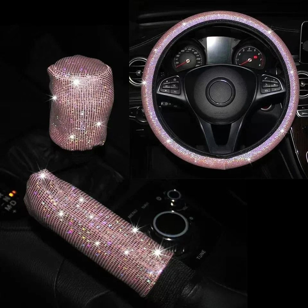Universal Bling Steering Wheel Cover 1