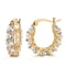 Crystal CZ Hoop Earrings 1