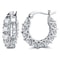 Crystal CZ Hoop Earrings 2