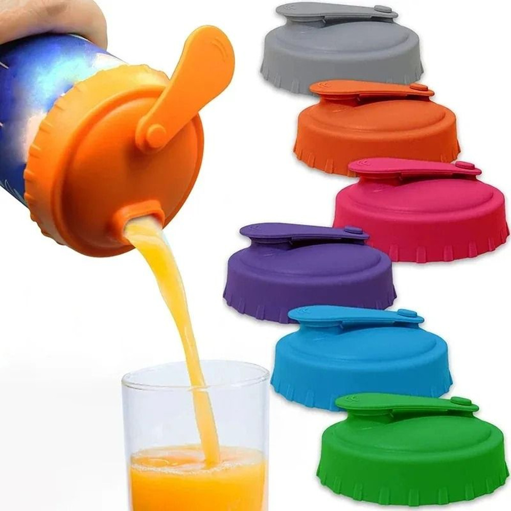 Reusable Silicone Soda Can Lid 0