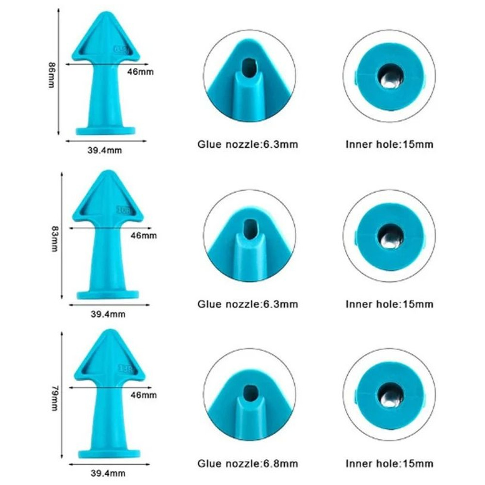 Caulking Nozzle Applicator Tool Set 5