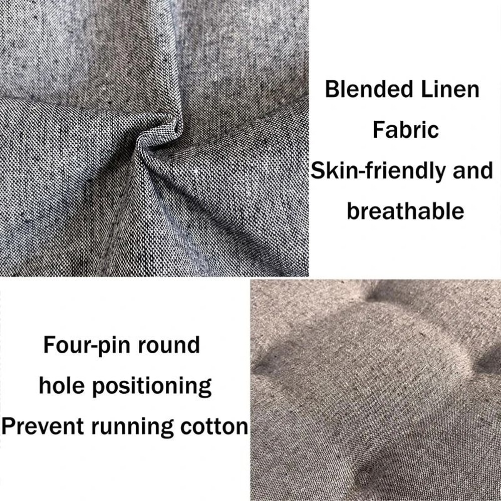 Cotton Linen Chair Cushion 3