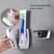 Wall Mounted Toothbrush And Toothpaste Holder Set 1