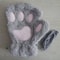 Plush Cat Paw Fingerless Gloves 14