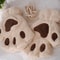 Plush Cat Paw Fingerless Gloves 15