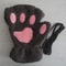 Plush Cat Paw Fingerless Gloves 17