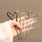 Metal Heart U Shaped Hair Fork 9