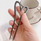 Metal Heart U Shaped Hair Fork 3