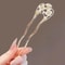 Pearl Flower U Shaped Hairpin 1