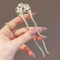 Pearl Flower U Shaped Hairpin 6