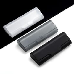 frosted hard shell glasses case