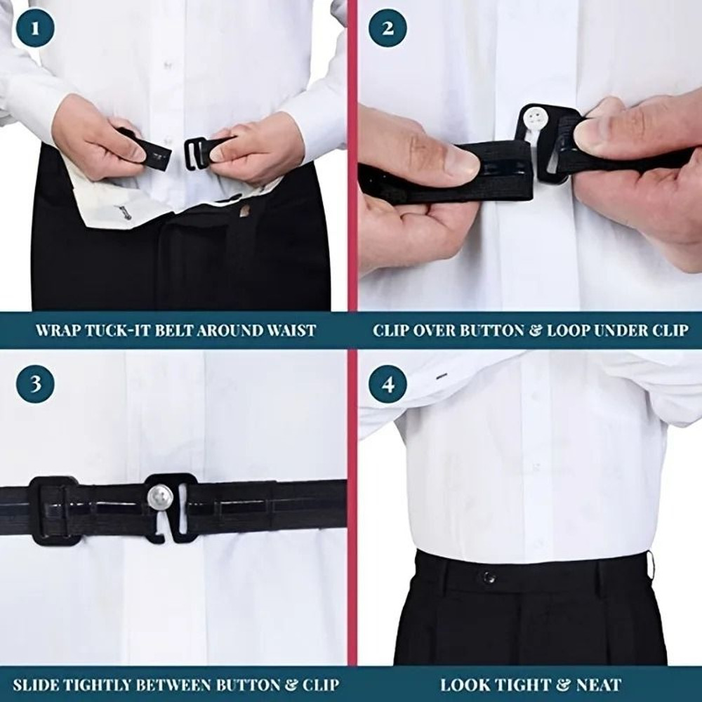 Nylon Shirt Stay Holder Belt 3