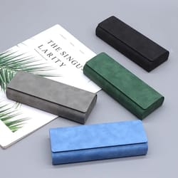 pu leather hard shell glasses case