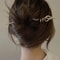 Golden Hip Hop Twist Hairpin Simple Alloy Stick Pin For Effortless Cool Style 1pc Or 2pcs 1