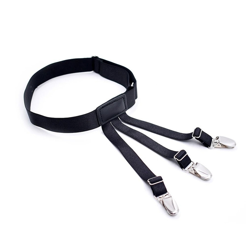 Mens Adjustable Shirt Stays Elastic NonSlip Garters To Keep Shirts Neat And Tucked All Day 2