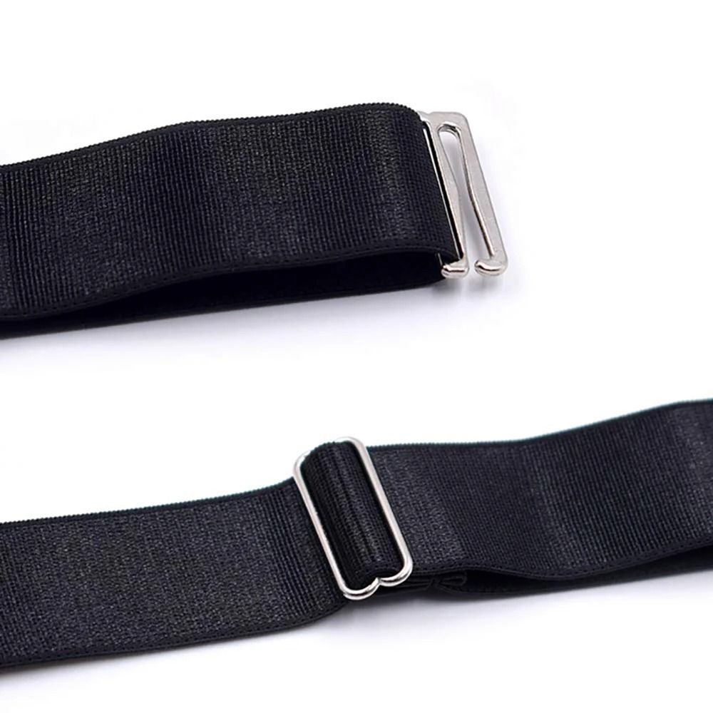 Mens Adjustable Shirt Stays Elastic NonSlip Garters To Keep Shirts Neat And Tucked All Day 4