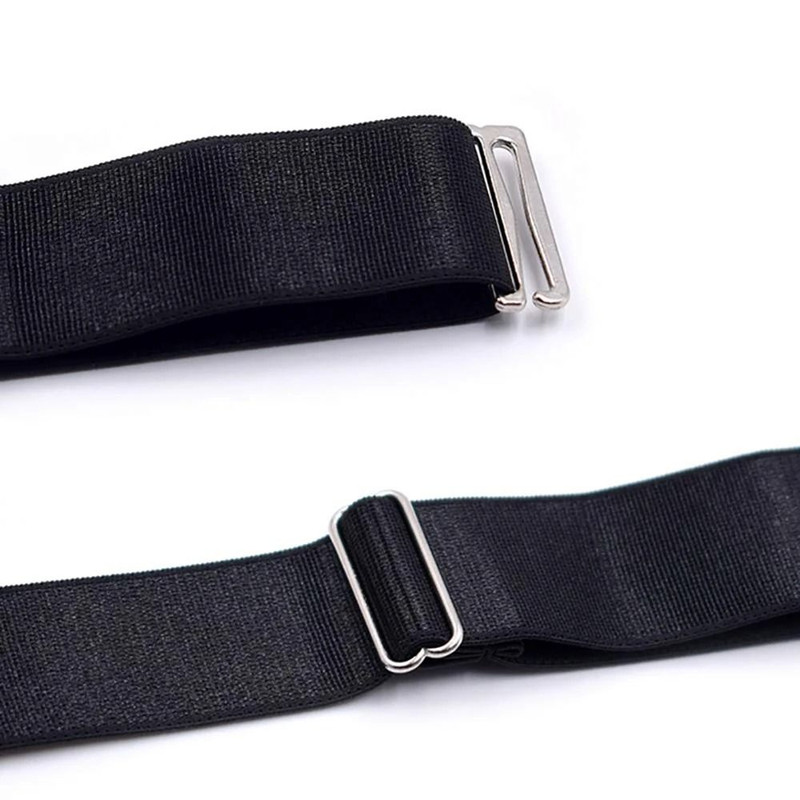 Mens Adjustable Shirt Stays Elastic NonSlip Garters To Keep Shirts Neat And Tucked All Day 4