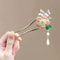 U Shaped Pearl Fan Hairpin 12