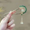 U Shaped Pearl Fan Hairpin 15