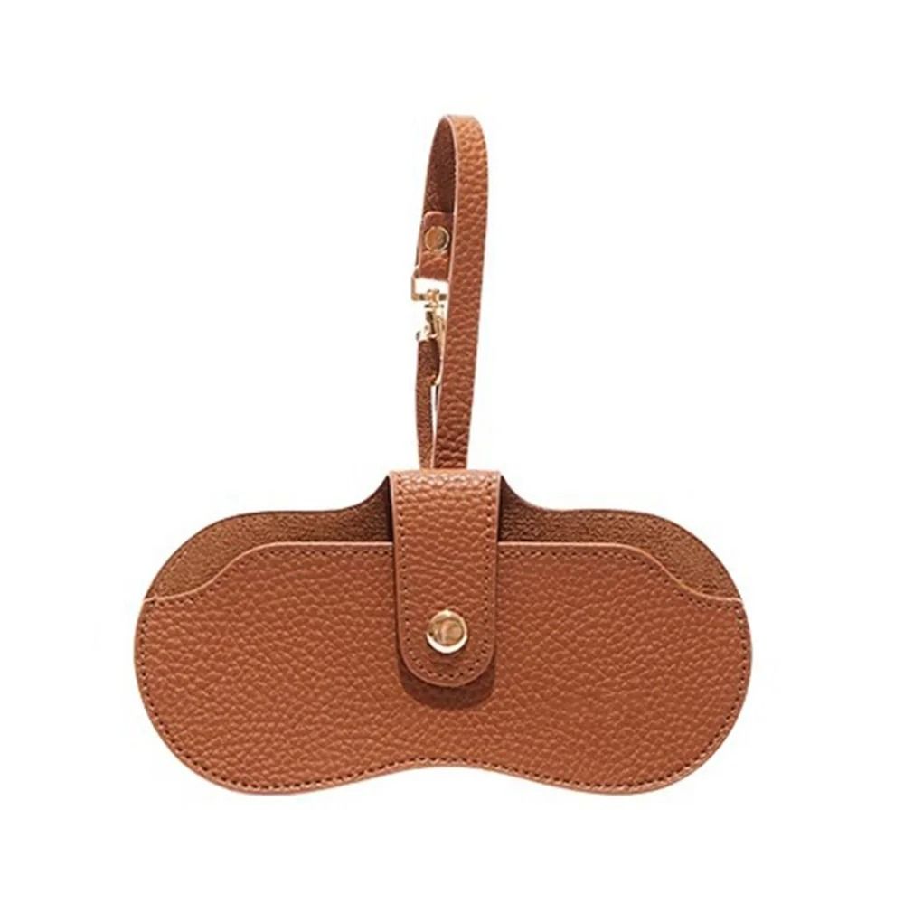 Magnetic Leather Glasses Case With Lanyard 7