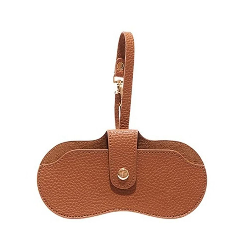 Magnetic Leather Glasses Case With Lanyard 7