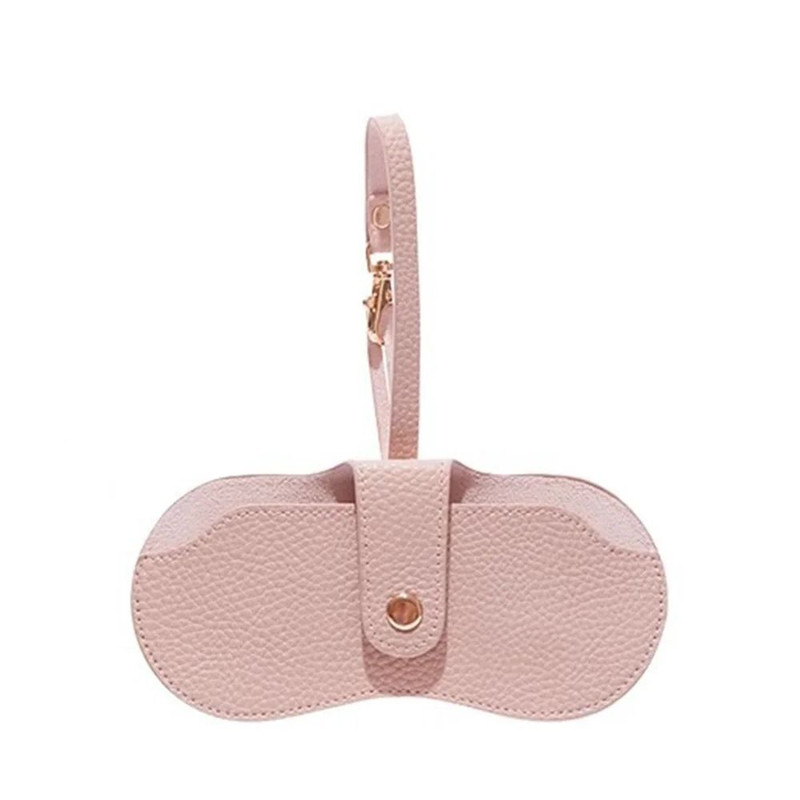 Magnetic Leather Glasses Case With Lanyard 10