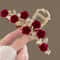 Antique Rose Hair Claw For Women 1