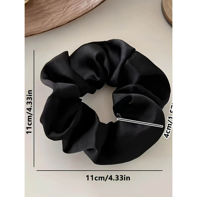 Satin Large Scrunchie Headband For Women And Girls 5