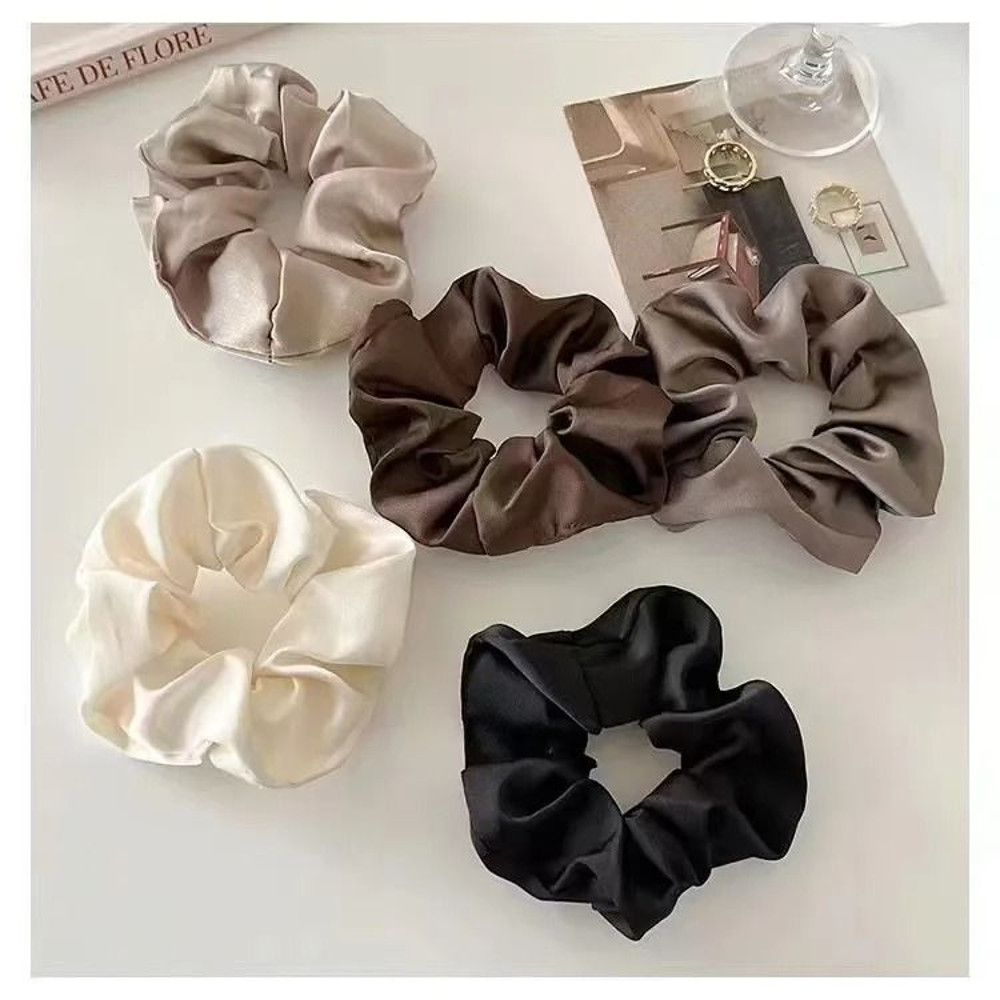 Satin Large Scrunchie Headband For Women And Girls 6