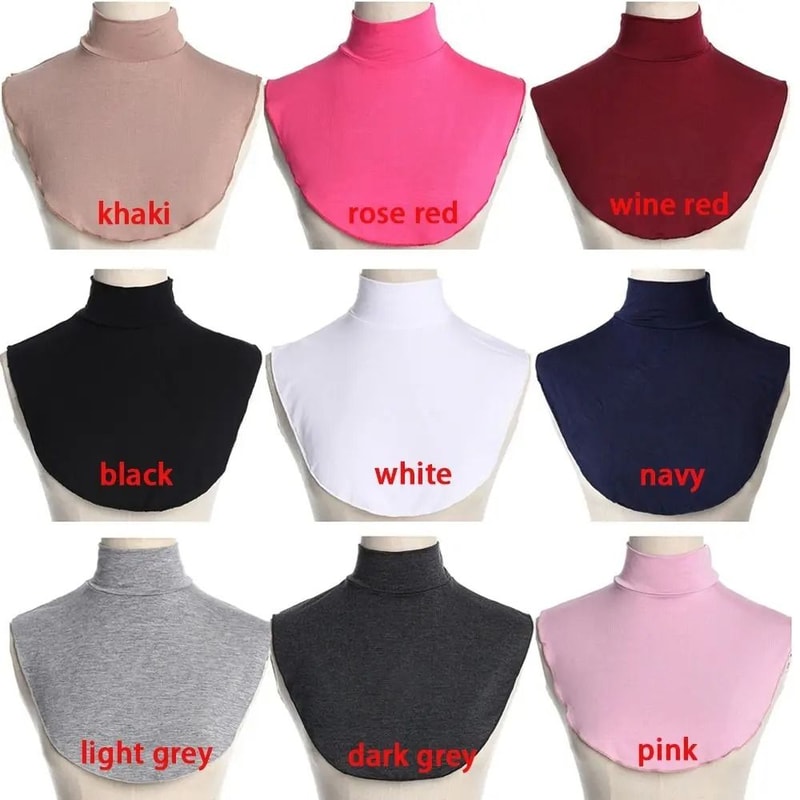 Soft Modal Turtleneck Hijab Neck Cover 4