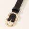 Classic PU Belt With Metal Buckle For Jeans And Dresses 2