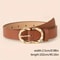 Classic PU Belt With Metal Buckle For Jeans And Dresses 4