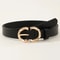 Classic PU Belt With Metal Buckle For Jeans And Dresses 7