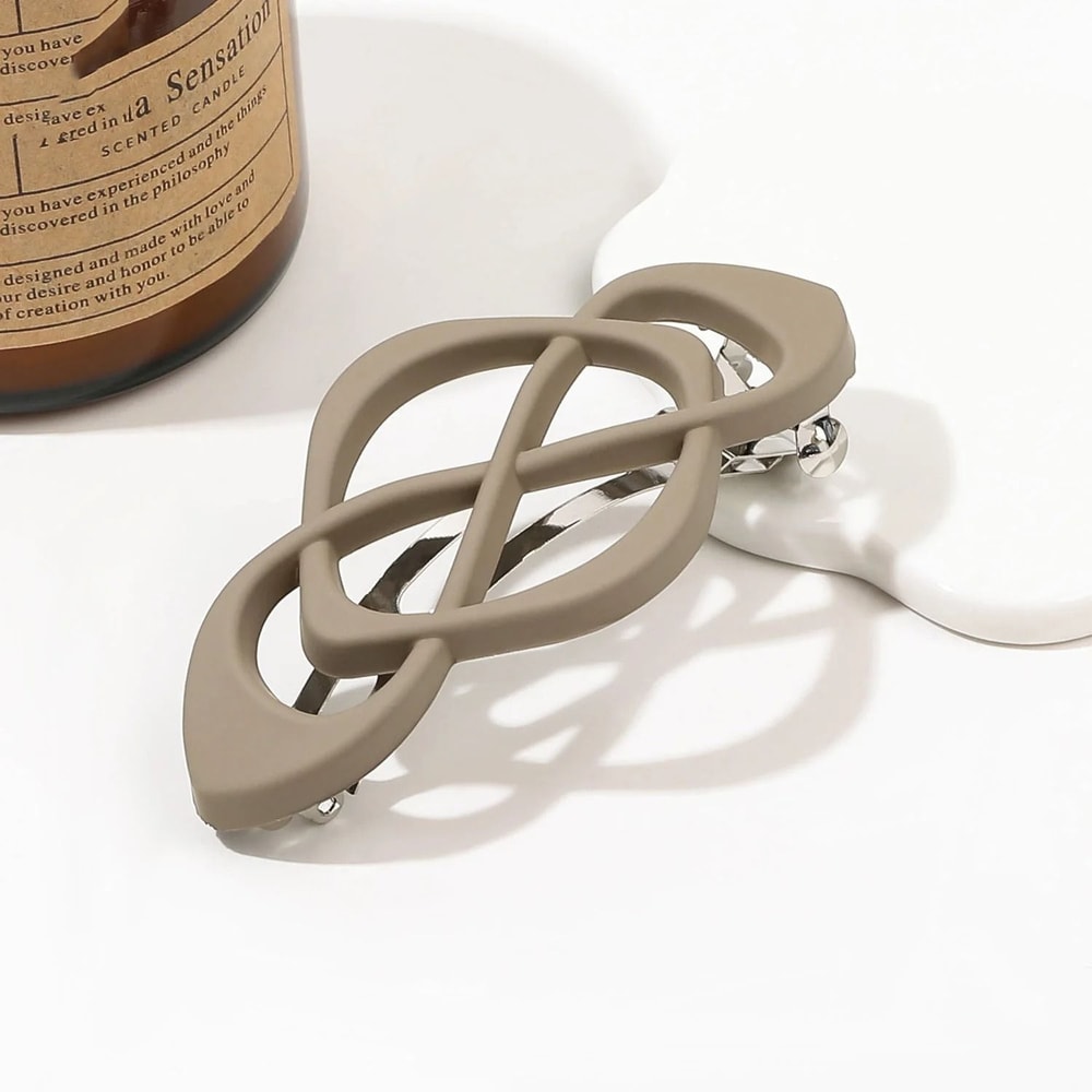 Hollow Matte Spring Hair Clip For Women 11