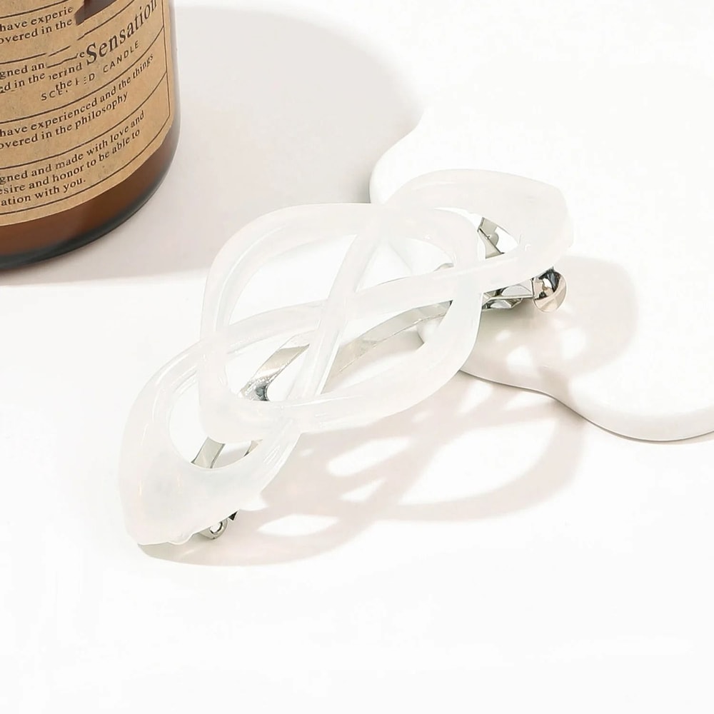 Hollow Matte Spring Hair Clip For Women 13