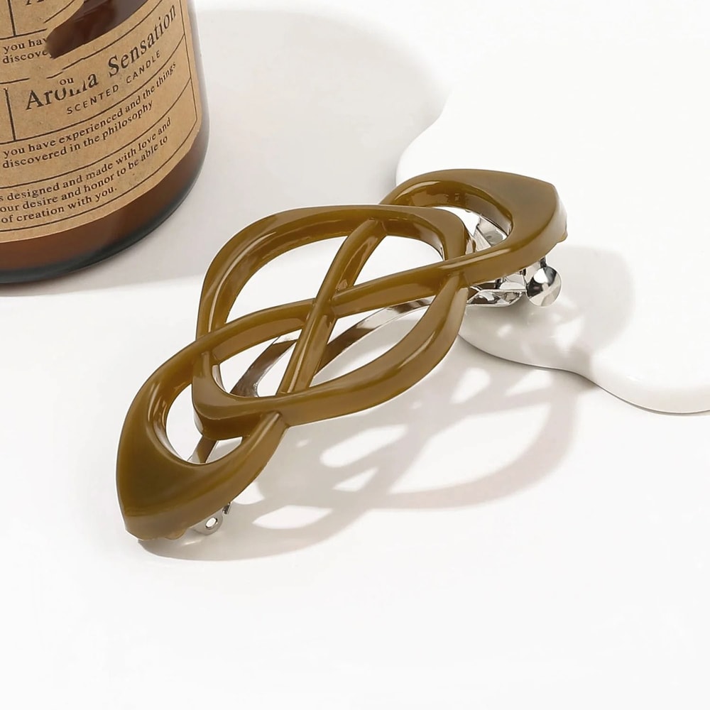 Hollow Matte Spring Hair Clip For Women 15