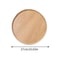 Round Wooden Serving Tray For Home And Kitchen 7