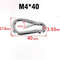 Stainless Steel Quick Link Spring Hook 4