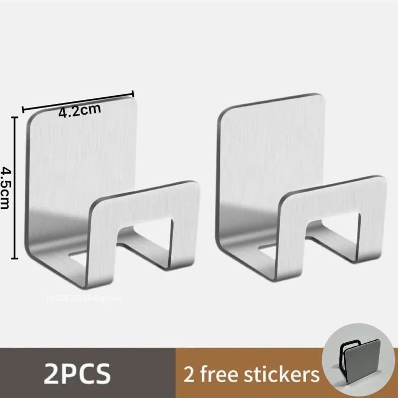 Stainless Steel Sponge Holder Hooks For Kitchen Sink 6