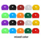 Color Key Sleeve Silicone Key Ring Identifier 6